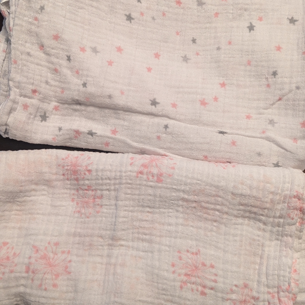 2 Aden & Anais baby swaddles